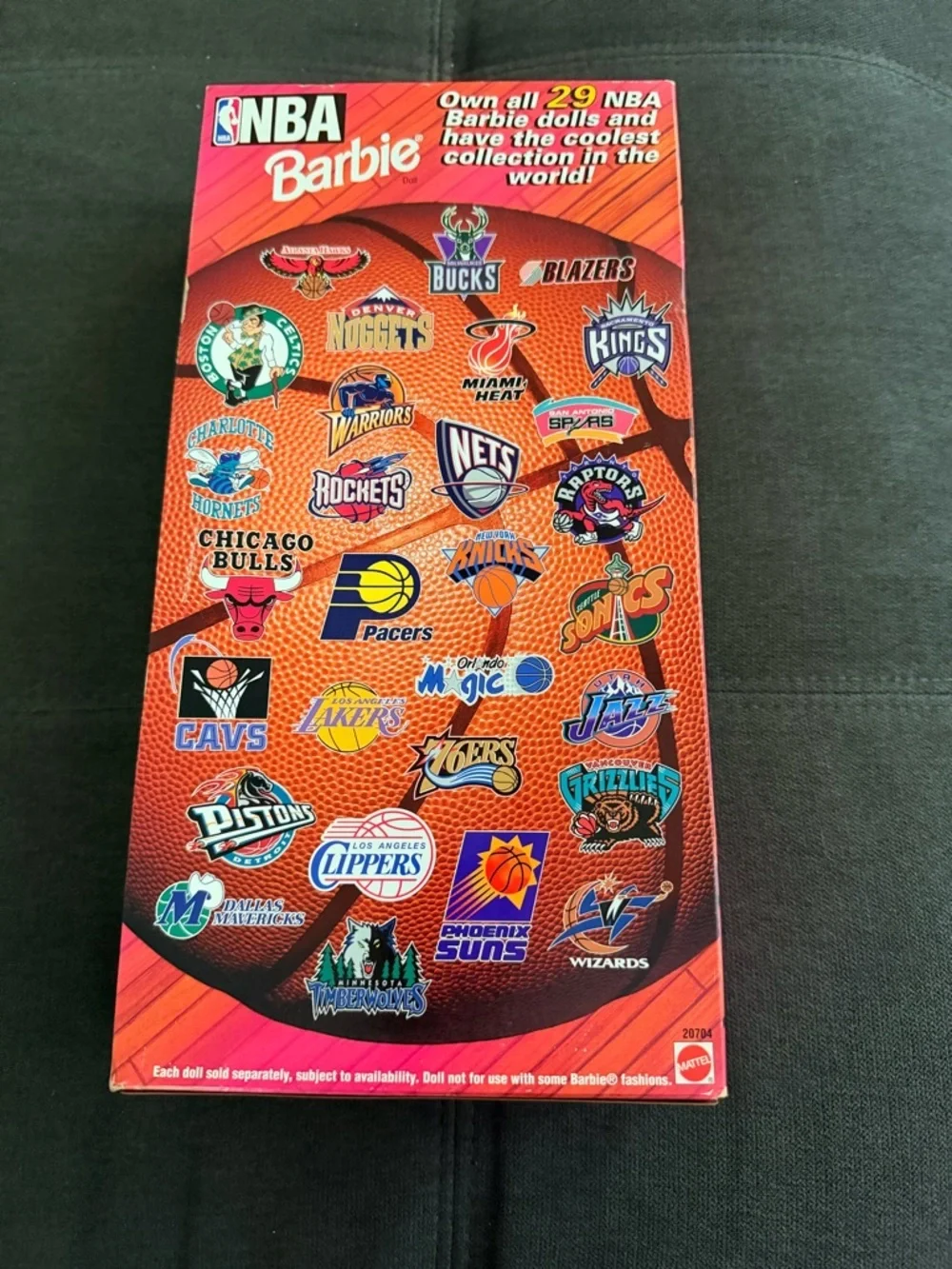 Barbie Team Logos Poster - Purple, Gold, Orange & Black